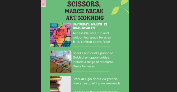 Knox, Paper, Scissors - March Break Art Morning
