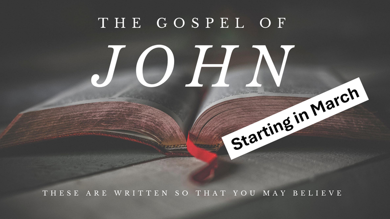 The Gospel of John Wk 1