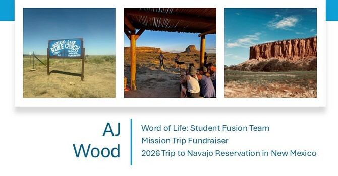 AJ Wood Missions Trip: FULLY FUNDED image