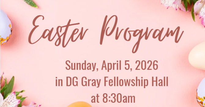 Easter Program - Children's Church