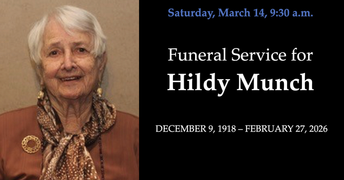 Hildy Munch Funeral image