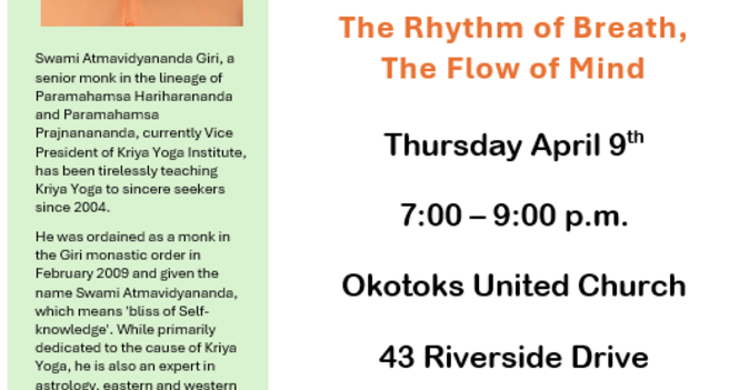 Foothills Spiritual Life Centre presents 