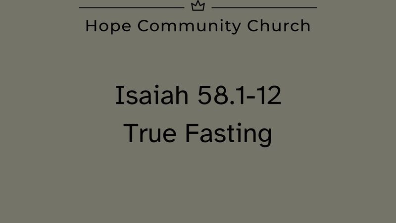 True Fasting