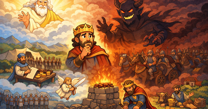 May 23rd: 2nd Samuel 24, 1st Chronicles 2–22, Psalm 30 image