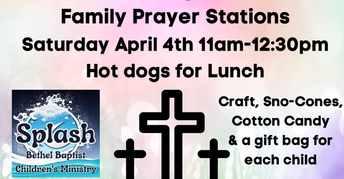 Splash Kids Easter Family Prayer Walk