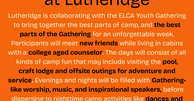 Gathering Expedition at Lutheridge