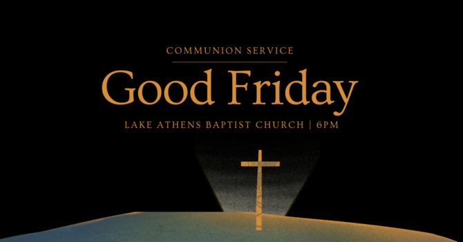 Good Friday Communion Service