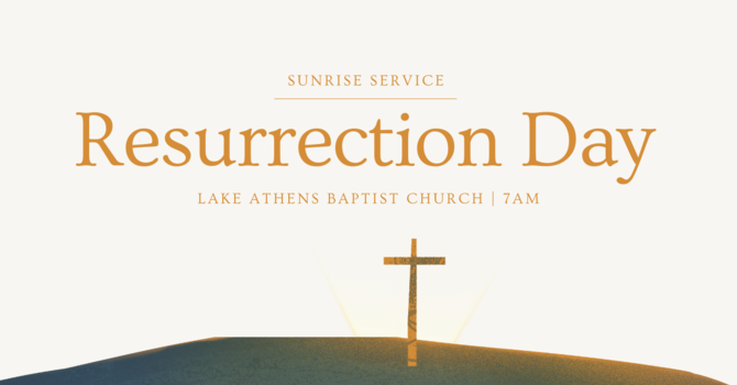 Easter Sunrise Service