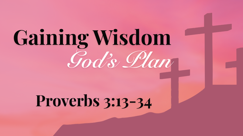 Gaining Wisdom, God's Plan