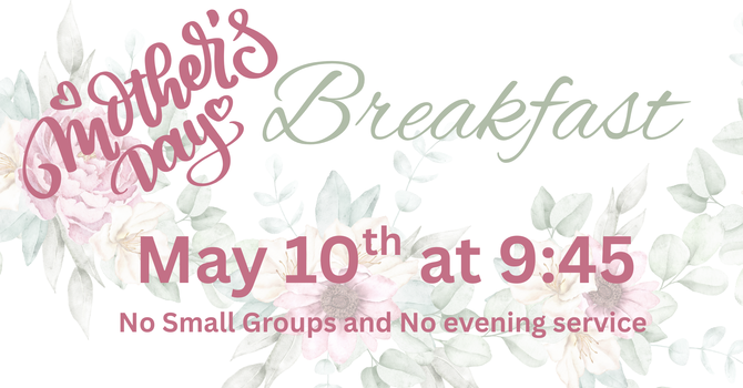 Mother's Day Breakfast