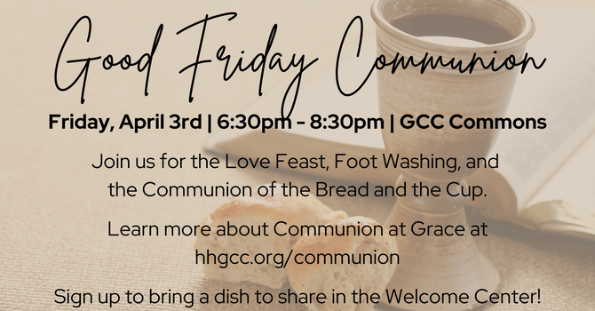 Good Friday Communion