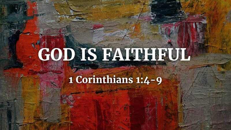 1 Corinthians 1:4-9
