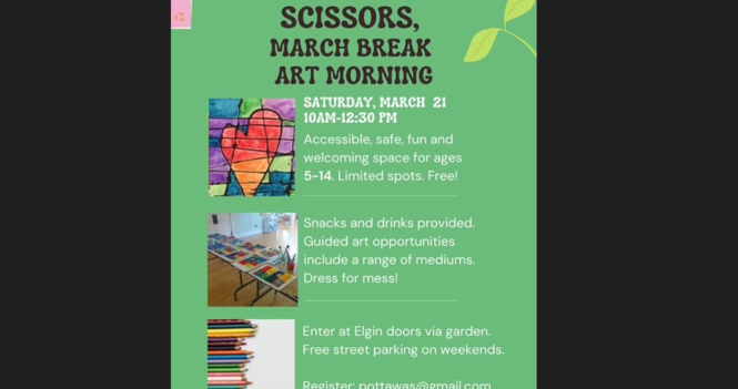 Knox, Paper, Scissors - March Break Art Morning