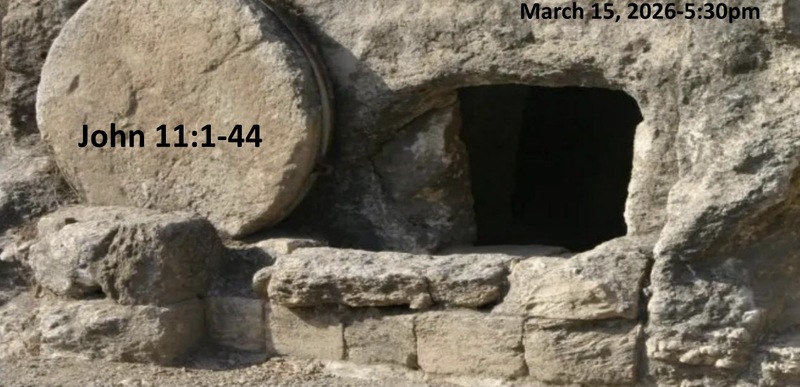 “Come n out, Harvey!” March 15 2026 P.M. Service