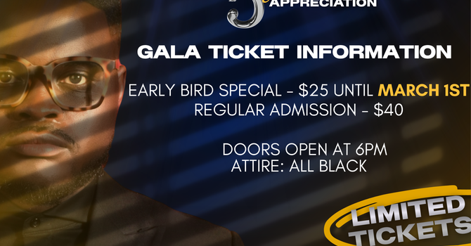Pastor 5th Year Appreciation Gala