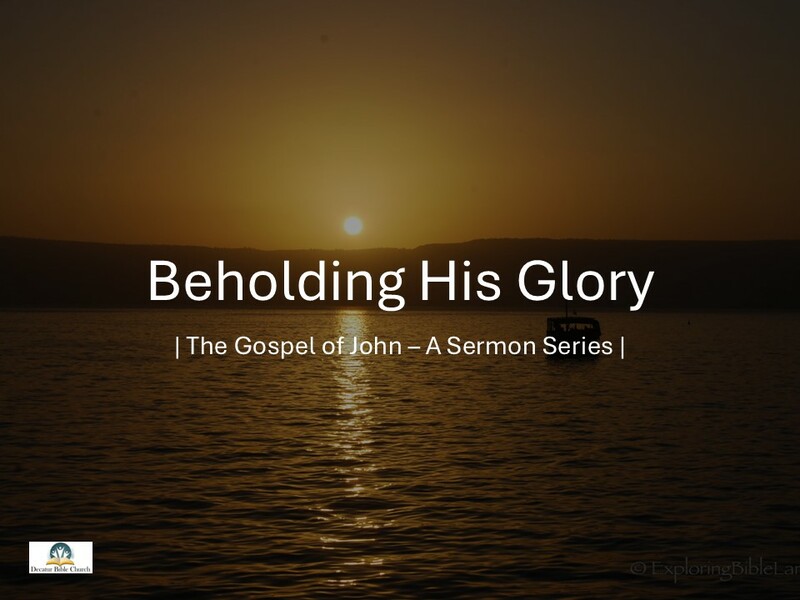 John 12:12-19 "Behold, Your King is Coming"