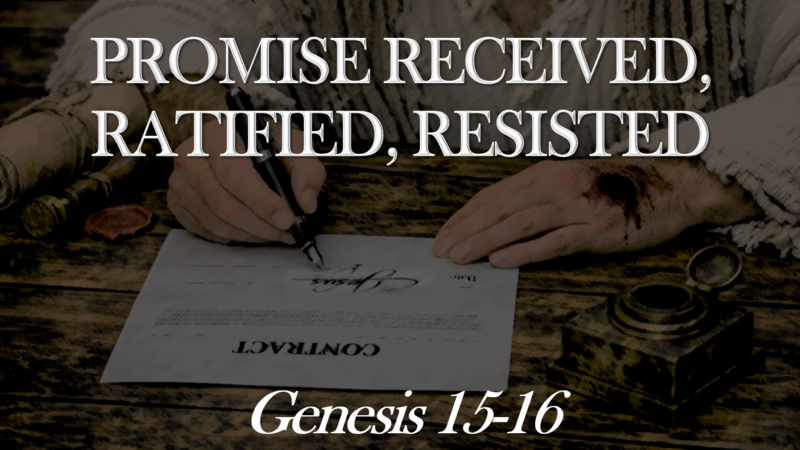 Promise Received, Ratified, Resisted