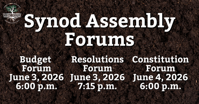 Synod Assembly Forums