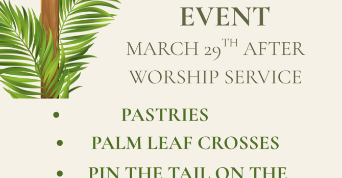 Palm Sunday Intergenerational Event