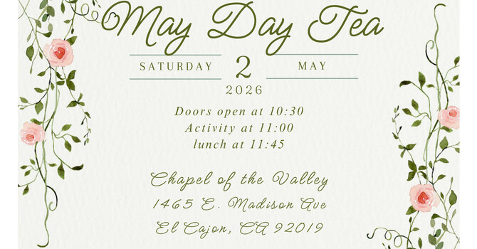Spring Tea/ Chapel of the Hills Fundraiser