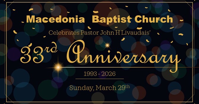 Pastor's 33rd Anniversary Celebration
