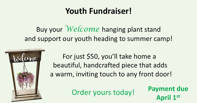 Youth Plant Stand Fundraiser