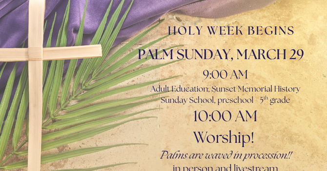 Palm Sunday