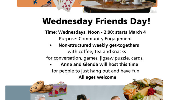 Wednesday Friends Day!