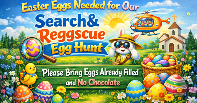 Easter Eggs Needed — Search & Reggscue Egg Hunt image