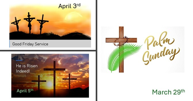 EASTER SERVICES & BIBLE APP LINK image
