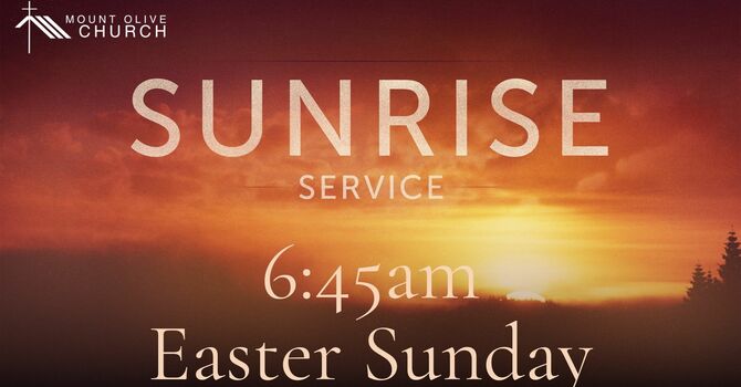 Easter Sunrise Service