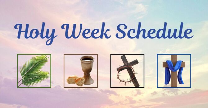 Holy Week 2026