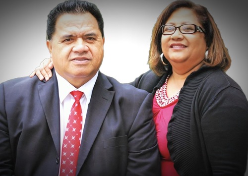 Senior Pastor Mau and Fetu Pomele