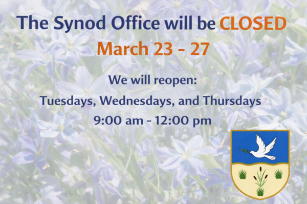 Synod Office Closed