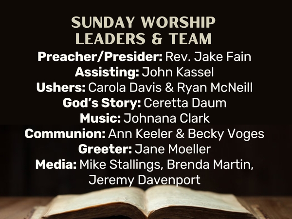 Leading us in Worship