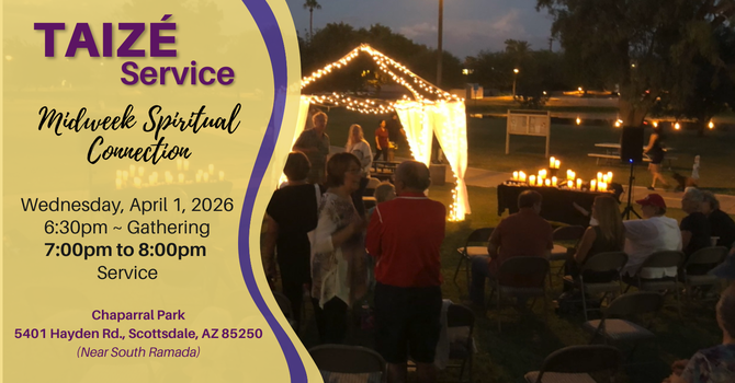Taize Service Under the Stars