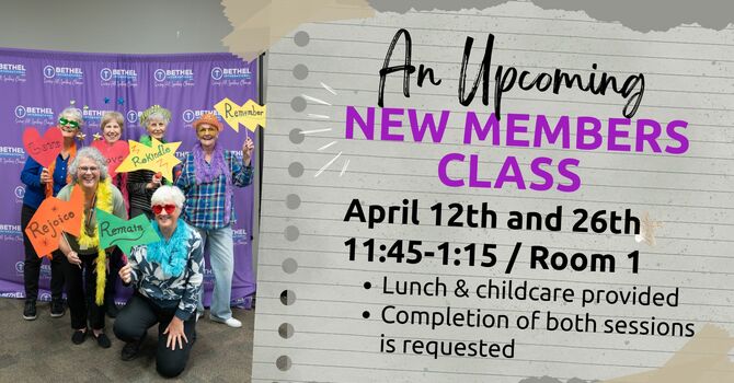 New Members Class Session 2