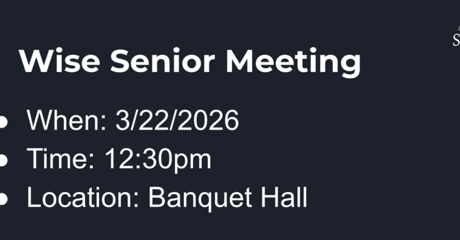 Senior Wise Meeting 