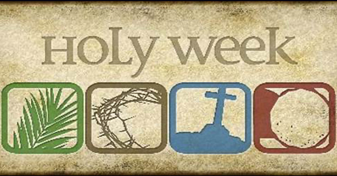 Holy Week 2026 at Pleasant Hill