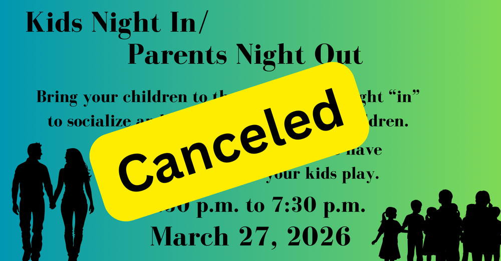 Kids Night In/Parents Night Out