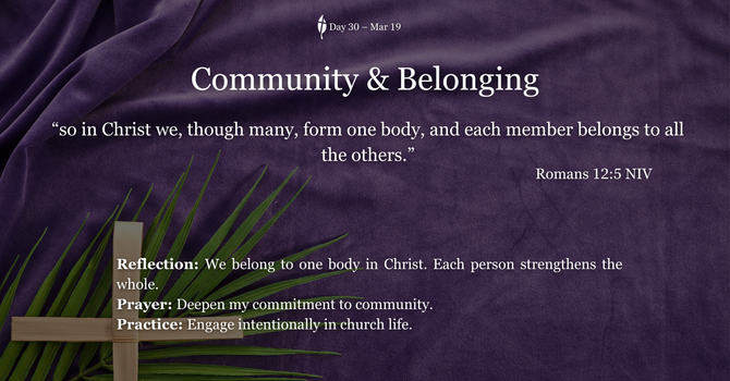 Community & Belonging