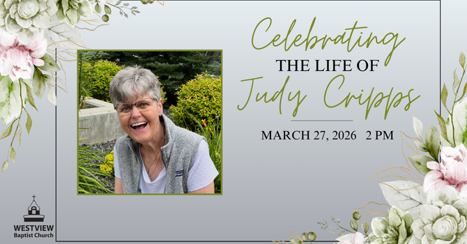 Judy Cripps Memorial Service