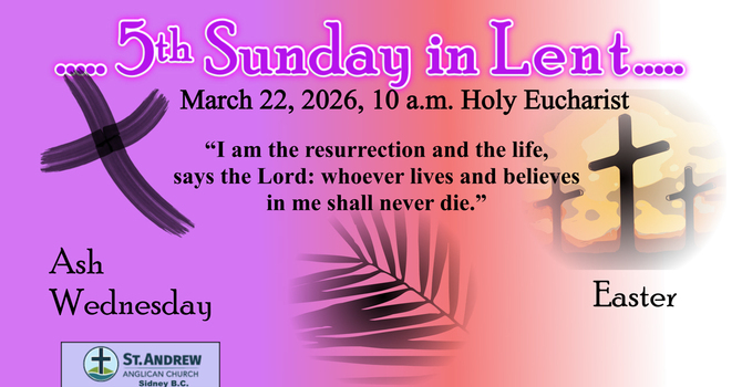 March 22, 2026  10 a.m. Holy Eucharist image