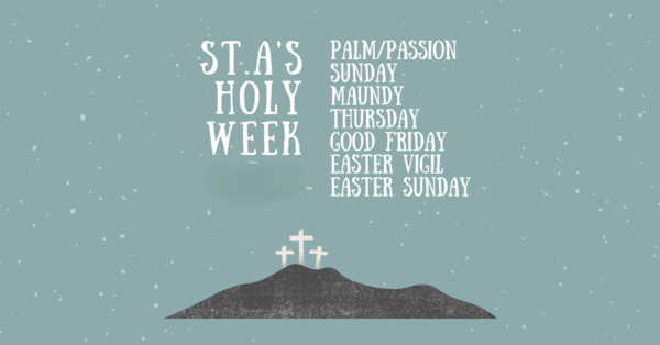 Holy Week Schedule 2026