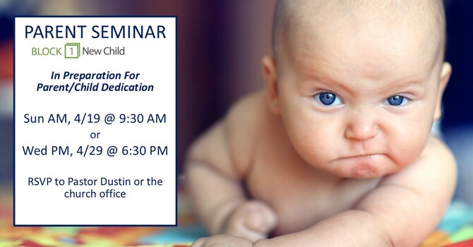 Building Block 1 New Child Parent Seminar
