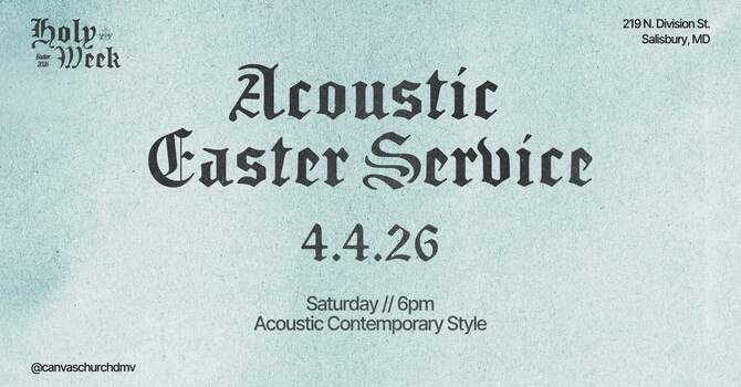 Acoustic Easter Service