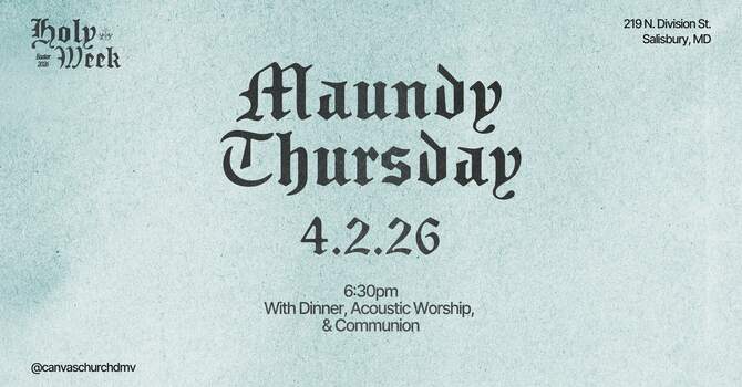 Maundy Thursday