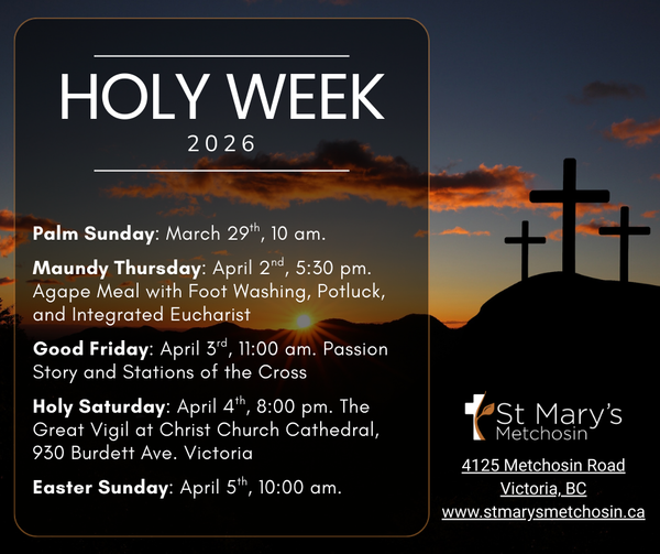 Holy Week 2026