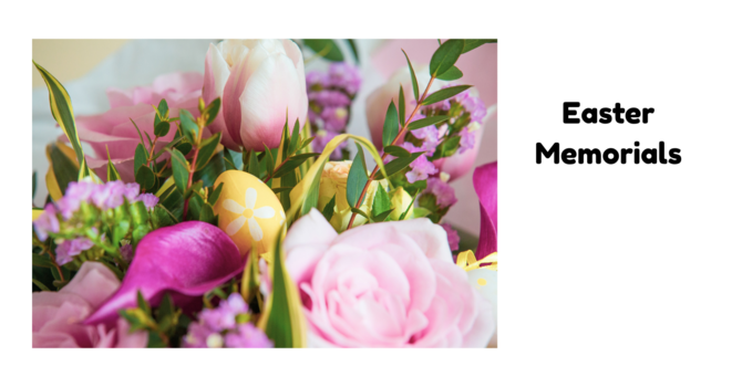 Easter Memorial Flowers image