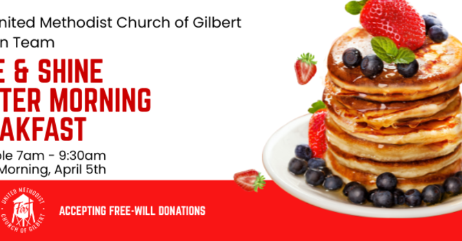 Rise and Shine Easter Pancake Fundraiser
